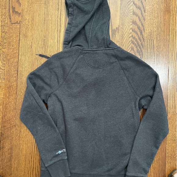 Carhartt Force Women's Zipper Fleece Gray Hoodie Slightly Fitted Size XS - Picture 10 of 10